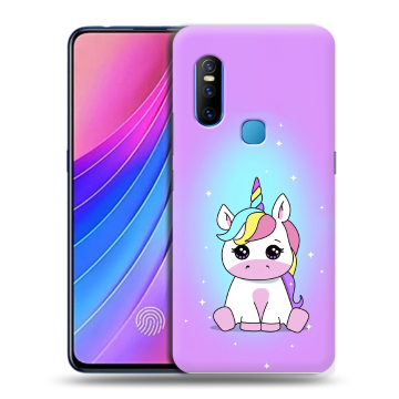 Силиконовый чехол на Vivo V15 с принтом Единорог