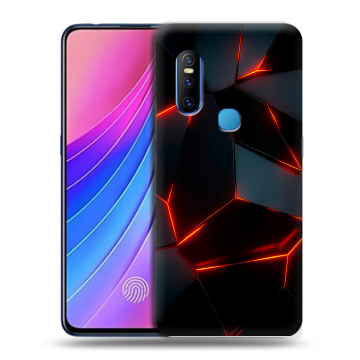 Силиконовый чехол на Vivo V15 с принтом Яркие абстракции