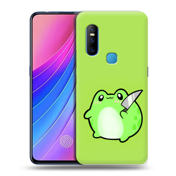 Силиконовый чехол на Vivo V15 с принтом Лягушенок