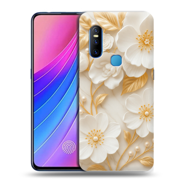 Силиконовый чехол на Vivo V15 с принтом Цветы