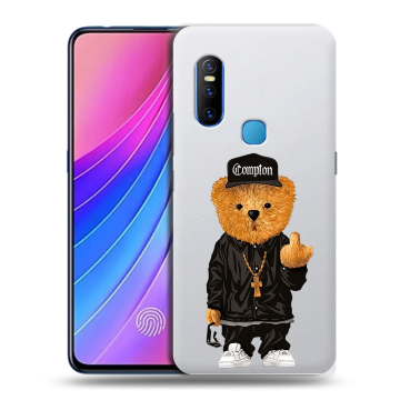Силиконовый чехол на Vivo V15 с принтом Мишка
