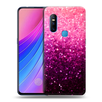 Силиконовый чехол на Vivo V15 с принтом Блестки