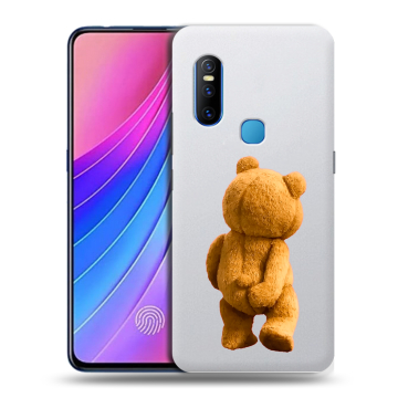 Силиконовый чехол на Vivo V15 с принтом Медведь