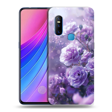 Силиконовый чехол на Vivo V15 с принтом Розы цветы
