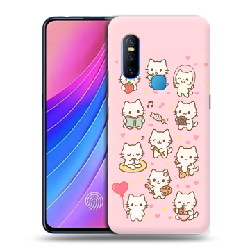 Силиконовый чехол на Vivo V15 с принтом Hello Kitty Хелоу Кити