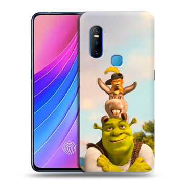 Силиконовый чехол на Vivo V15 с принтом Шрек Shrek