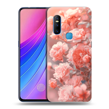 Силиконовый чехол на Vivo V15 с принтом Розы цветы
