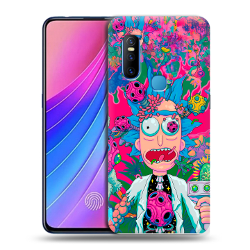 Силиконовый чехол на Vivo V15 с принтом Рик и Морти Rick Morty