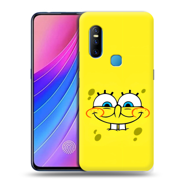 Силиконовый чехол на Vivo V15 с принтом спанчбоб спанч боб