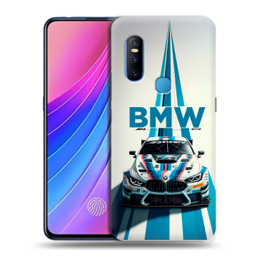 Силиконовый чехол на Vivo V15 с принтом БМВ BMW