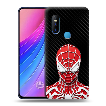 Силиконовый чехол на Vivo V15 с принтом человек паук spiderman