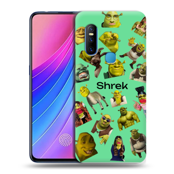 Силиконовый чехол на Vivo V15 с принтом Шрек Shrek
