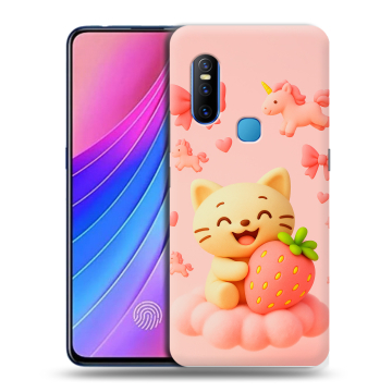 Силиконовый чехол на Vivo V15 с принтом для девочек