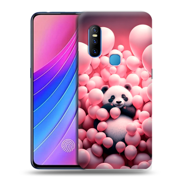 Силиконовый чехол на Vivo V15 с принтом Панда
