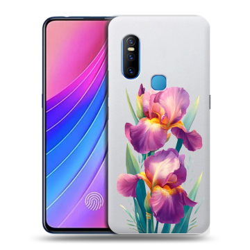 Силиконовый чехол на Vivo V15 с принтом Цветы орхидеи