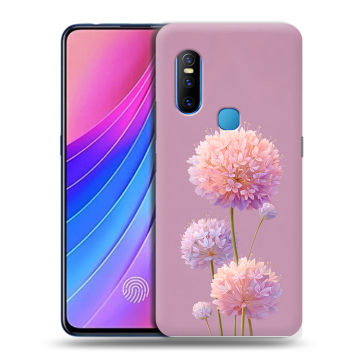 Силиконовый чехол на Vivo V15 с принтом Цветы