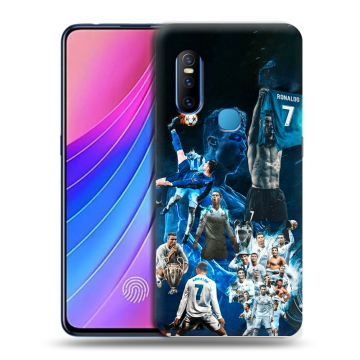 Силиконовый чехол на Vivo V15 с принтом Реал Роналдо