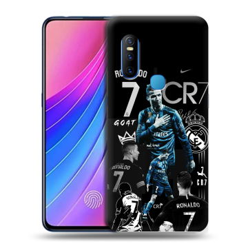 Силиконовый чехол на Vivo V15 с принтом Реал Роналдо
