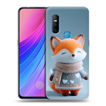 Силиконовый чехол на Vivo V15 с принтом Лиса