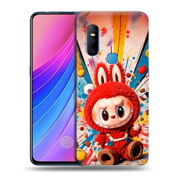 Силиконовый чехол на Vivo V15 с принтом Labubu Лабубу