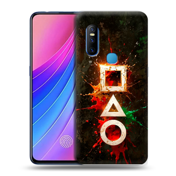 Силиконовый чехол на Vivo V15 с принтом Squid Game Игра кальмара