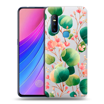 Силиконовый чехол на Vivo V15 с принтом женский