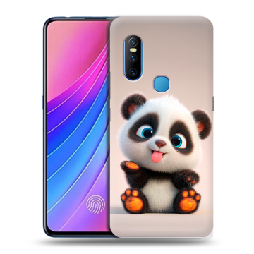 Силиконовый чехол на Vivo V15 с принтом милая панда