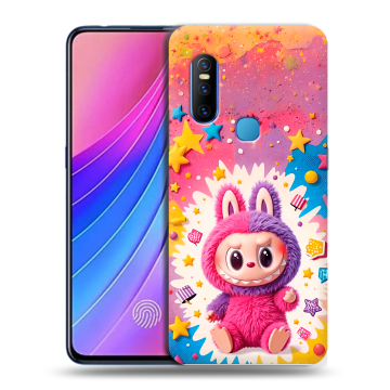 Силиконовый чехол на Vivo V15 с принтом Labubu Лабубу