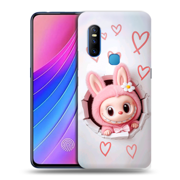 Силиконовый чехол на Vivo V15 с принтом Labubu Лабубу