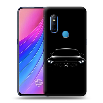 Силиконовый чехол на Vivo V15 с принтом Mercedes Мерседес