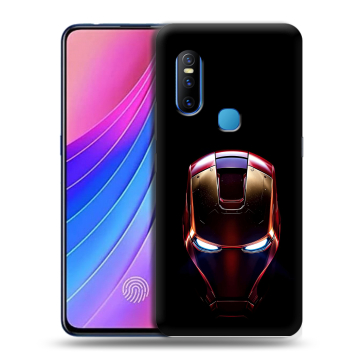 Силиконовый чехол на Vivo V15 с принтом IronMan Железный человек