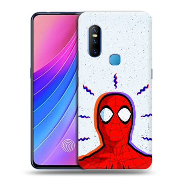 Силиконовый чехол на Vivo V15 с принтом Spiderman Человек паук