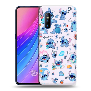 Силиконовый чехол на Vivo V15 с принтом Лило и Стич