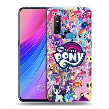 Силиконовый чехол на Vivo V15 с принтом My little pony Дружба чудо