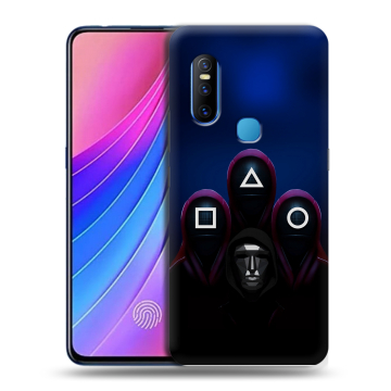 Силиконовый чехол на Vivo V15 с принтом Игра Кальмара