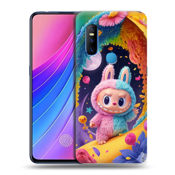 Силиконовый чехол на Vivo V15 с принтом Labubu Лабубу