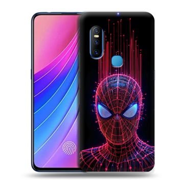 Силиконовый чехол на Vivo V15 с принтом Spiderman Человек паук