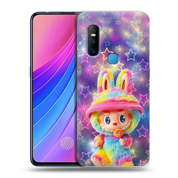 Силиконовый чехол на Vivo V15 с принтом Labubu Лабубу