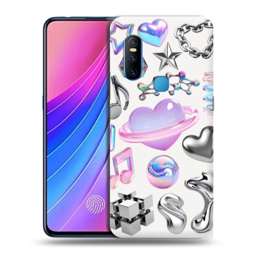 Силиконовый чехол на Vivo V15 с принтом Y2K