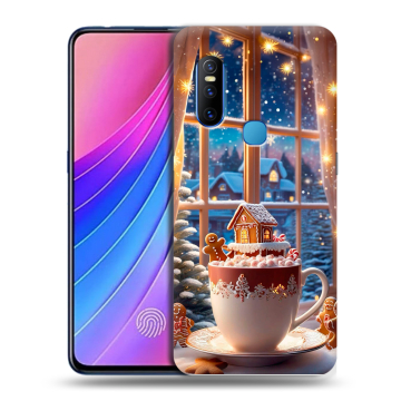Силиконовый чехол на Vivo V15 с принтом Новый год