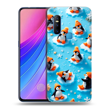 Силиконовый чехол на Vivo V15 с принтом Новый год
