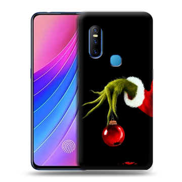 Силиконовый чехол на Vivo V15 с принтом Новый год Гринч