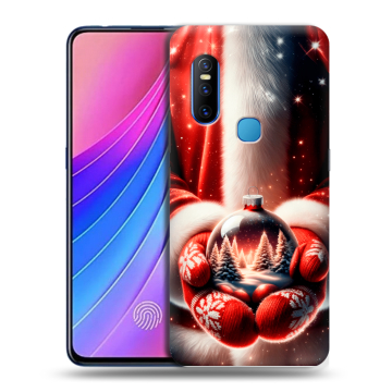 Силиконовый чехол на Vivo V15 с принтом Новый год