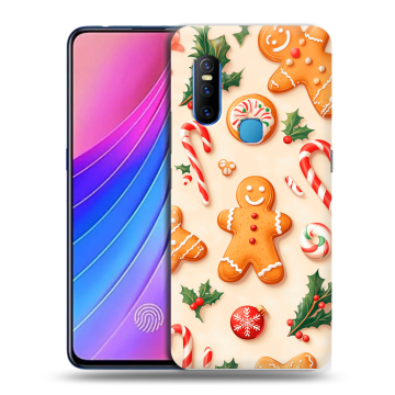 Силиконовый чехол на Vivo V15 с принтом Новый год