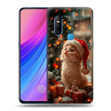 Силиконовый чехол на Vivo V15 с принтом Новый год