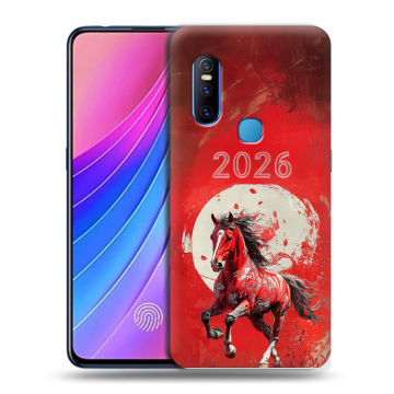 Силиконовый чехол на Vivo V15 с принтом Новый год