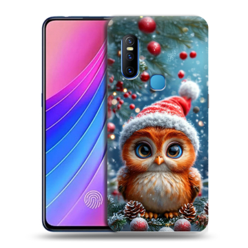 Силиконовый чехол на Vivo V15 с принтом Новый год