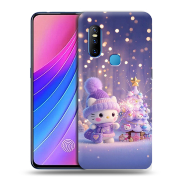 Силиконовый чехол на Vivo V15 с принтом Новый год