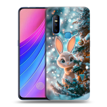 Силиконовый чехол на Vivo V15 с принтом Новый год