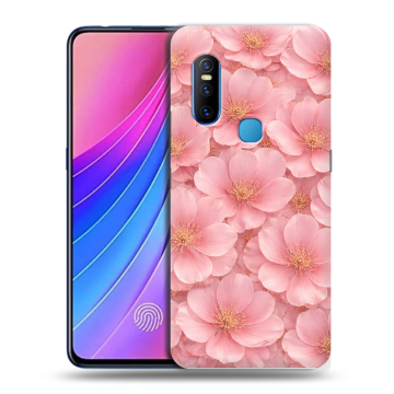 Силиконовый чехол на Vivo V15 с принтом женский